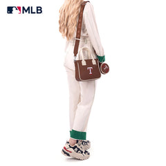 MLB Texas Rangers Team Tote/Crossbody with Baseball Coin Pouch