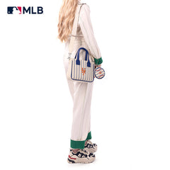 MLB New York Mets Team Tote/Crossbody with Baseball Coin Pouch