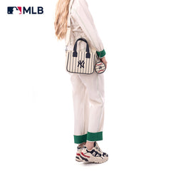 MLB New York Yankees Team Tote/Crossbody with Baseball Coin Pouch