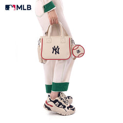 MLB New York Yankees Team Tote/Crossbody with Baseball Coin Pouch