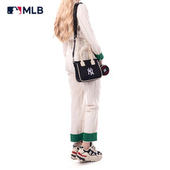 MLB New York Yankees Team Tote/Crossbody with Baseball Coin Pouch