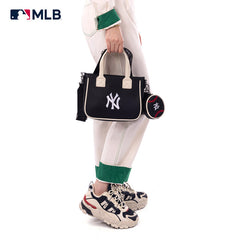 MLB New York Yankees Team Tote/Crossbody with Baseball Coin Pouch