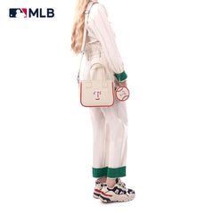 MLB Texas Rangers Team Tote/Crossbody with Baseball Coin Pouch