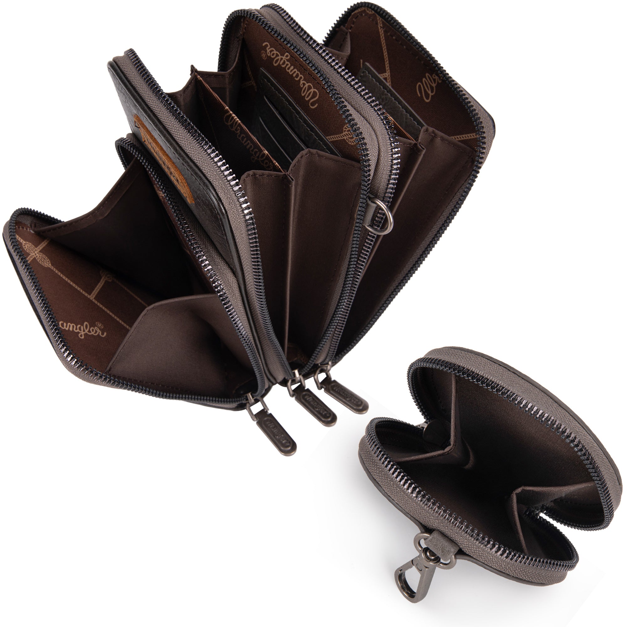 Women's Dual Compartment Phone Purse Shoulder Bag Faux Leather Ladies | eBay