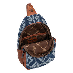 Wrangler Aztec Print Sling Bag