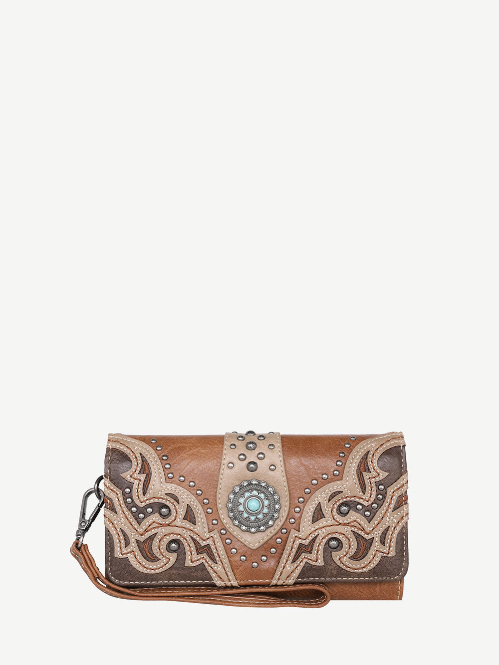 Montana West Laser Cut-out Buckle Concealed Carry Crossbody Bag Set - Montana West World