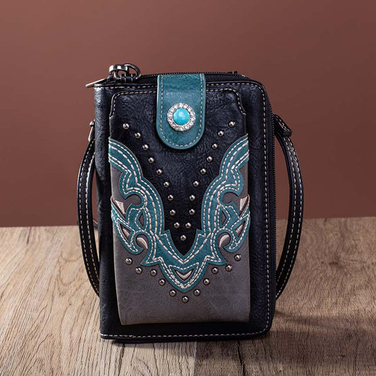 Montana West Cut-out Collection Phone Wallet/Crossbody