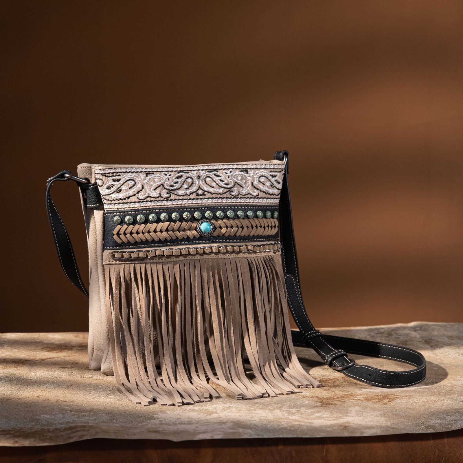 Montana West Fringe Collection Concealed Carry Crossbody - Cowgirl Wear