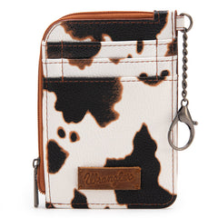 Wrangler Cow Print Card Holder