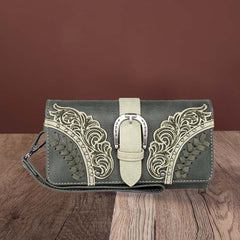 Montana West Cut-Out/Buckle Collection Wallet