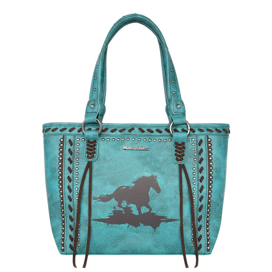 MW7411G-8005 Montana West Horse Collection Concealed Carry Tote