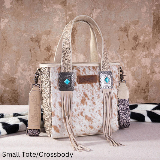 2024 New Wrangler Hair-On Cowhide Tote/Crossbody Bag Collection