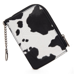 Wrangler Cow Print Card Holder