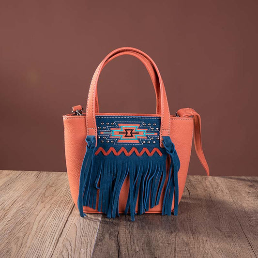 Montana West Aztec Collection Small Tote/Crossbody