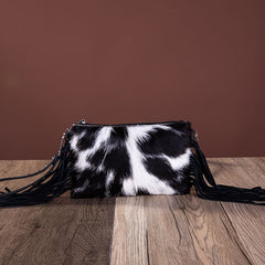 Montana West Hair-On Collection Clutch/Crossbody