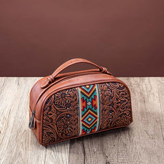 Montana West Tooled Collection Travel Pouch