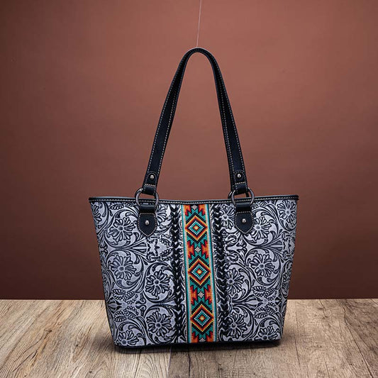 Montana West Tooled Collection Concealed Carry Tote