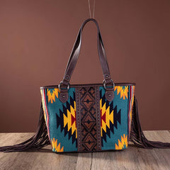 Montana West Aztec Tapestry Concealed Carry Tote