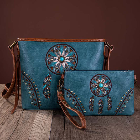 Montana West Embroidered Collection Concealed Carry Clutch/Crossbody