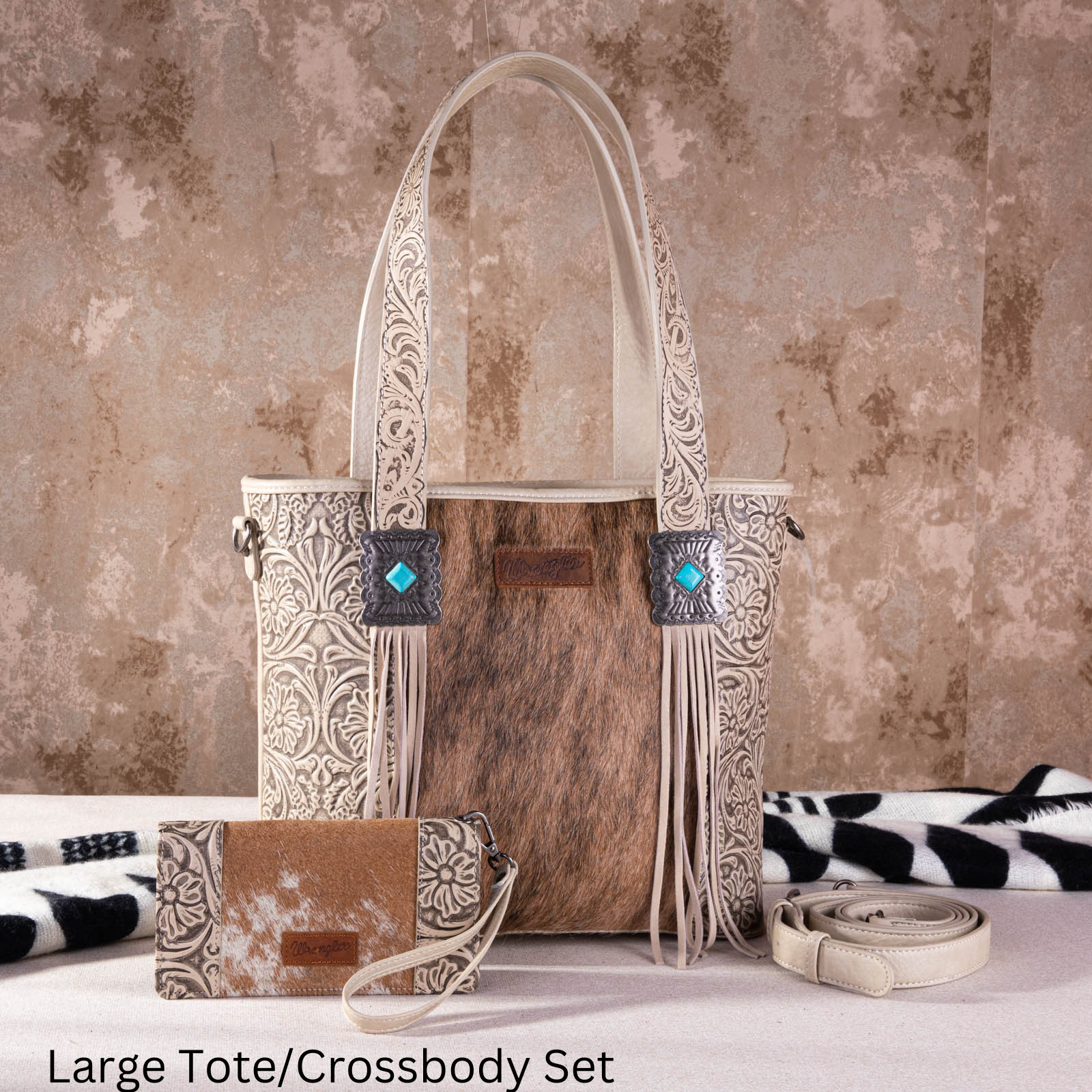 Large tote top crossbody bag