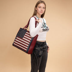 Montana West Purse Women's American Pride Concealed Carry Tote Bag