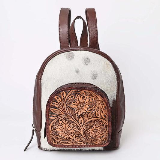 Montana West Genuine Leather Collection Hair-On Mini Backpack