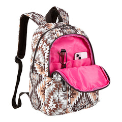 Wrangler Aztec Printed Backpack