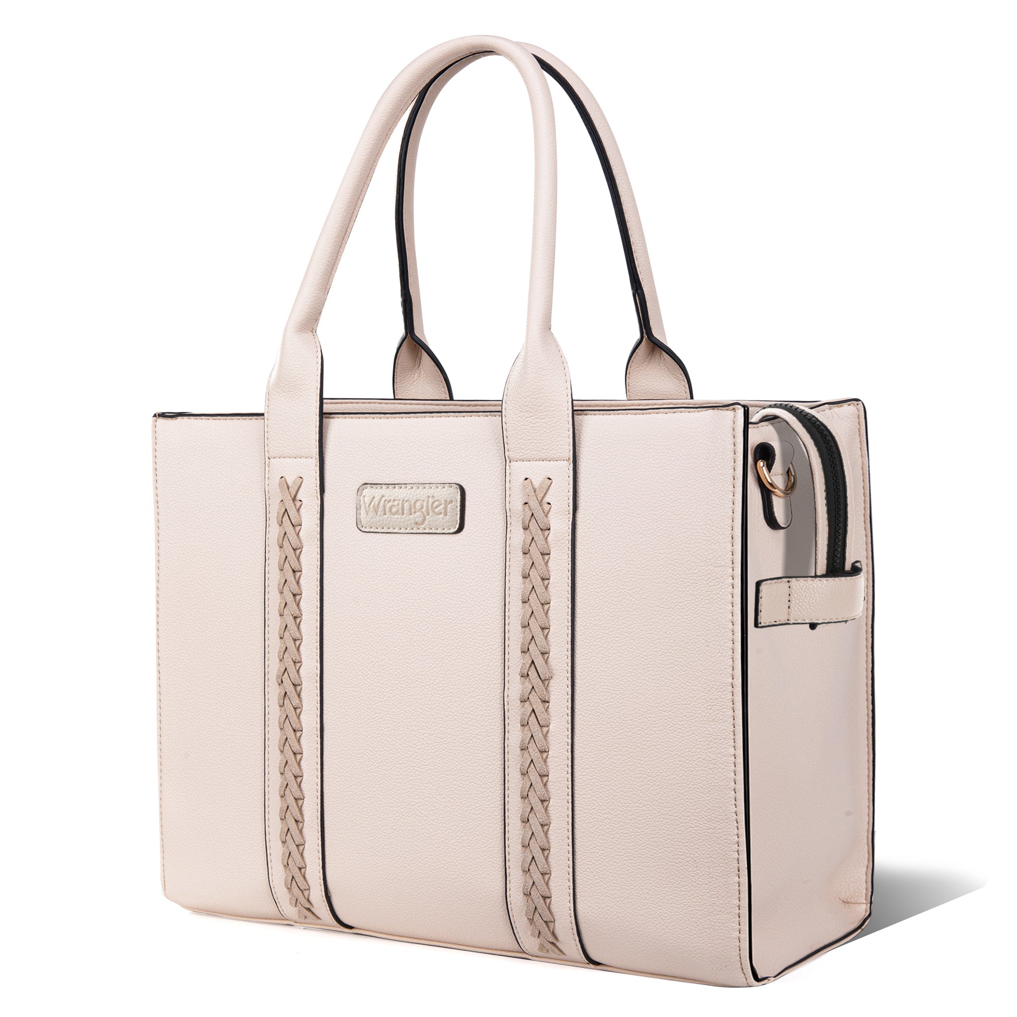 Zipper Tan Handbags, Bags