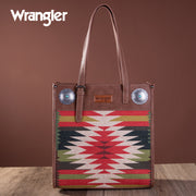 Wrangler Southwestern Art Print Concealed Carry Canvas Tote