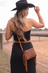 Montana West Tooled Collection Clutch/Crossbody