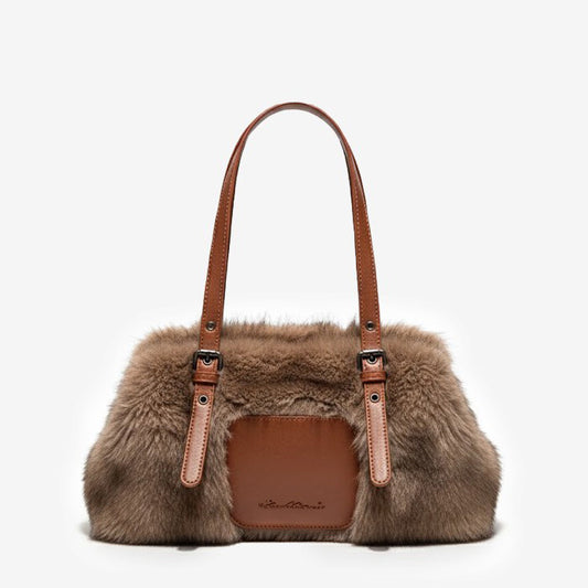 Montana West Fluffy Plush Faux Fur Bag (Pre-Order)