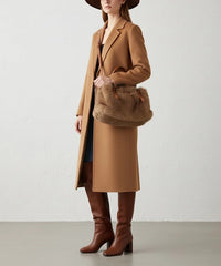 Montana West Fluffy Plush Faux Fur Bag