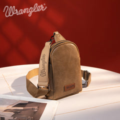 Wrangler Casual Plain Crossbody Sling Bag