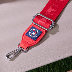 MLB-BB30-001  MLB Boston Red Sox Clear Mini Sling Stadium Bag