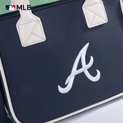 MLB Atlanta Braves Team Tote/Crossbody with Baseball Coin Pouch