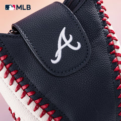 MLB Atlanta Braves Leather Crossbody Bag