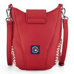 MLB Atlanta Braves Leather Crossbody Bag