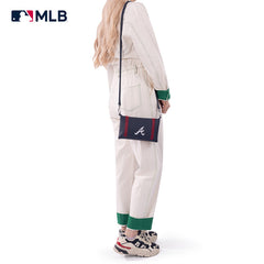 MLB Atlanta Braves Leather Crossbody Purse