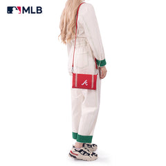 MLB Atlanta Braves Leather Crossbody Purse