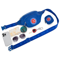 MLB Chicago Cubs Fanny Pack/Chest Bag/Belt Bag-Blue