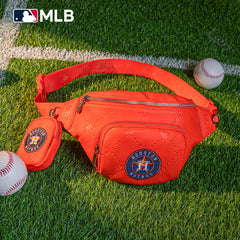 MLB Houston Astros Fanny Pack/Chest Bag/Belt Bag-Orange