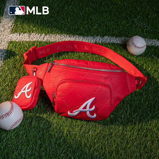 MLB Atlanta Braves Fanny Pack/Chest Bag/Belt Bag-Red