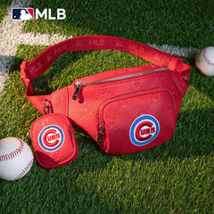 MLB Chicago Cubs Fanny Pack/Chest Bag/Belt Bag-Red