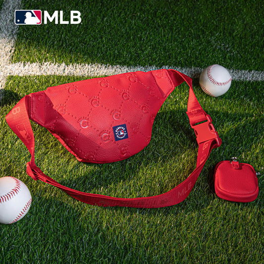 MLB Chicago Cubs Fanny Pack/Chest Bag/Belt Bag-Red