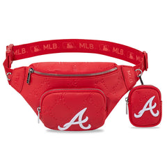 MLB Atlanta Braves Fanny Pack/Chest Bag/Belt Bag-Red