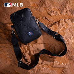 MLB Atlanta Braves Crossbody Bag-Black