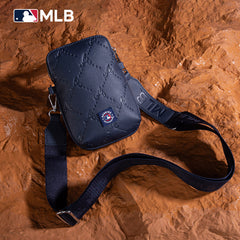 MLB Atlanta Braves Crossbody Bag-Navy