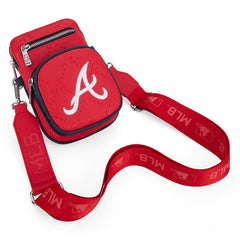 MLB Atlanta Braves Crossbody Bag-Red