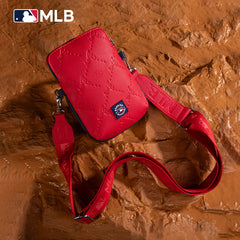 MLB Atlanta Braves Crossbody Bag-Red