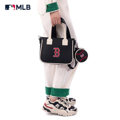 MLB Boston Red Sox Team Tote/Crossbody with Baseball Coin Pouch